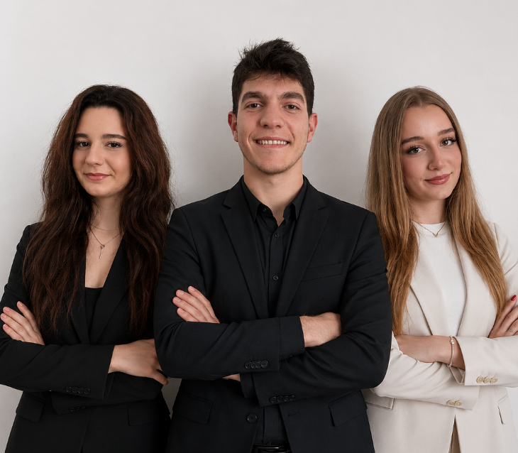 The three founders of Personal LTD